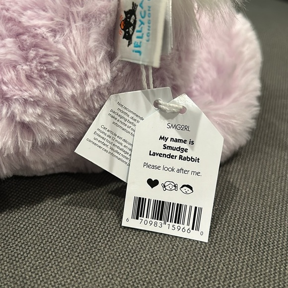 Jellycat Smudge Lavender Rabbit - Picture 9 of 9